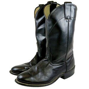 Laredo Roper Boots 6902 Black Leather Vamp Women’s 8M - USA 2000s Western Wear
